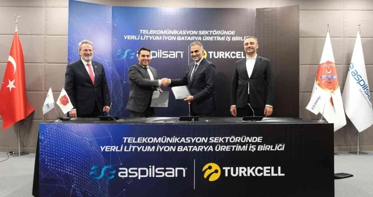 Turkcell ile ASPİLSAN Enerji’den yerli batarya üretiminde stratejik iş birliği
