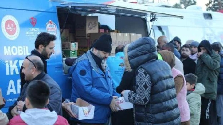 Türkiye Diyanet Vakfı’ndan deprem bölgelerine destekler artarak devam ediyor