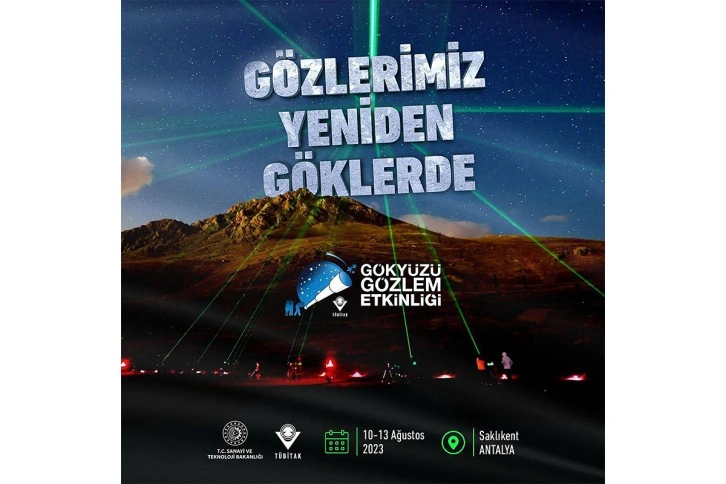 Türkiye gökyüzüne kilitlenecek: Saklıkent Gökyüzü Gözlem etkinliği 10-13 Ağustos’ta