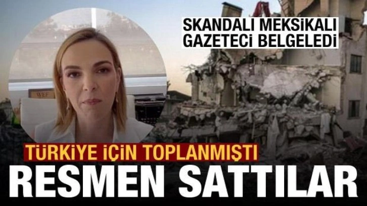 Türkiye için toplanan yardımları markette sattılar