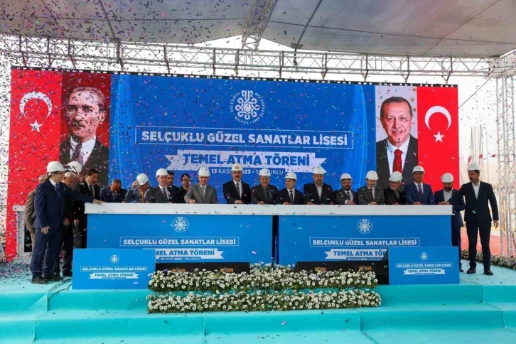 Türkiye’nin en kapsamlı ve modern Güzel Sanatlar Lisesi’nin temeli atıldı
