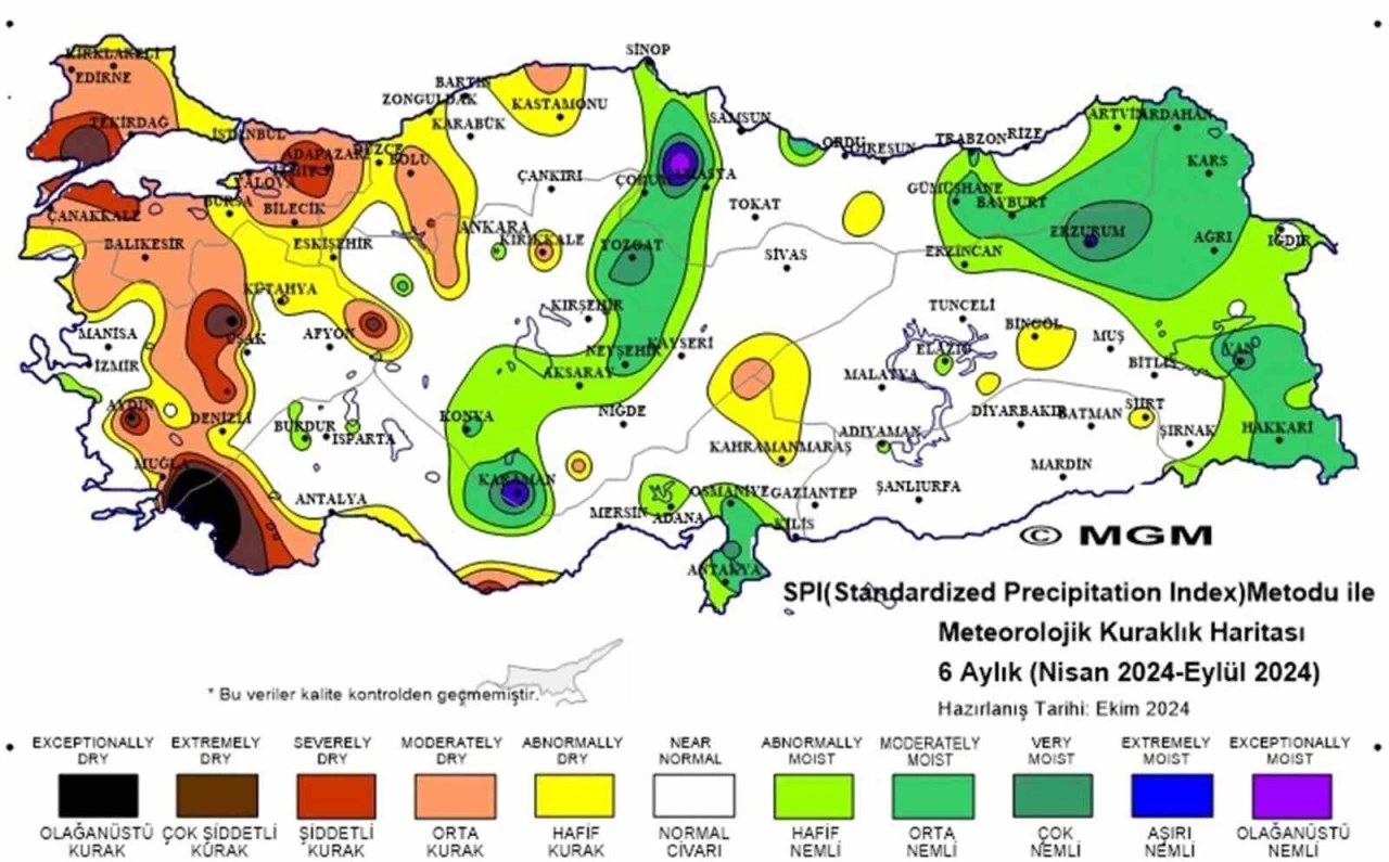 Türkiye’nin en kurak ili Muğla
