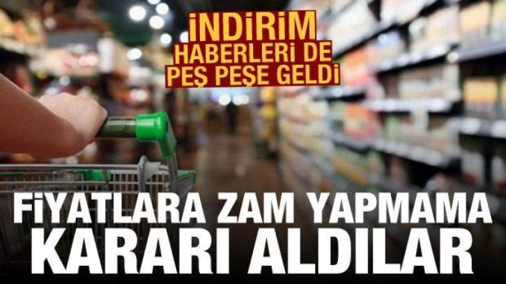 Türkiye Perakendeciler Federasyonu'ndan zam yapmama kararı