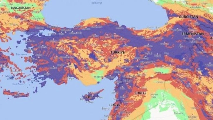 Türkiye'de deprem riski olan bölgeler nerelerdir? Türkiye fay hattı haritası...