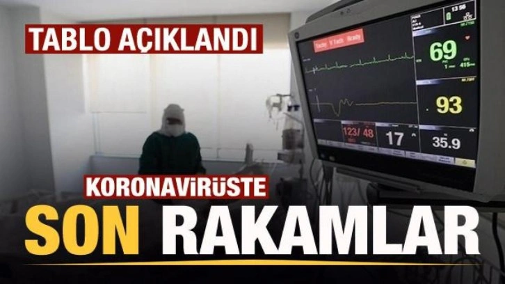 Türkiye'de koronavirüste son rakamlar! Tablo açıklandı