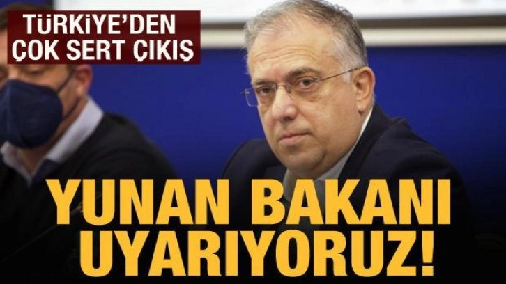 Türkiye'den Yunanistan'a fotoğraflı yanıt: Yunan bakanı uyarıyoruz!