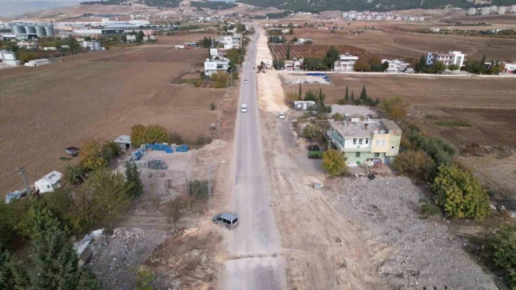 Türmüz yolunda genişletme çalışmaları başladı
