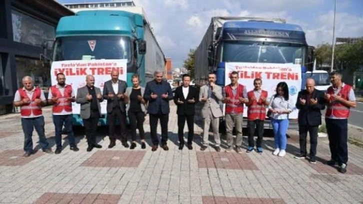 Tuzla’dan yardım tırları Pakistan için yola çıktı