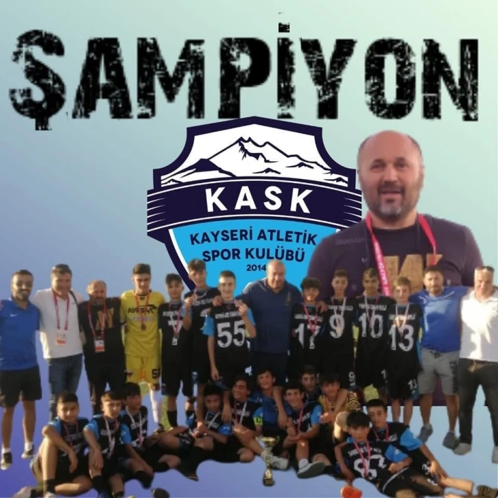 U14 Liginde şampiyon Kayseri Atletikspor
