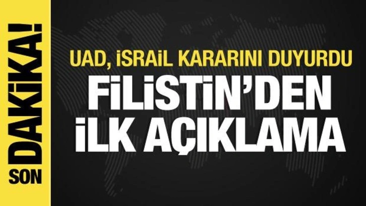 UAD'nin İsrail kararı sonrası Filistin ve Güney Afrika'dan ilk açıklama