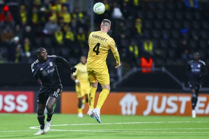 UEFA Avrupa Konferans Ligi: Bodo/Glimt: 1 - Beşiktaş: 0 (İlk yarı)
