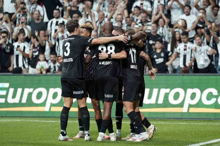 UEFA Avrupa Ligi: Beşiktaş: 1 - Lugano: 0 (İlk yarı)
