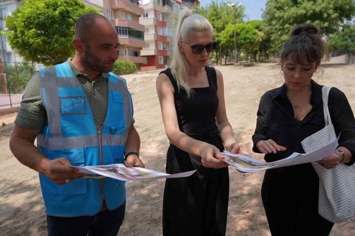 Uğur Mumcu parkı çocuklar için daha eğlenceli hala gelecek
