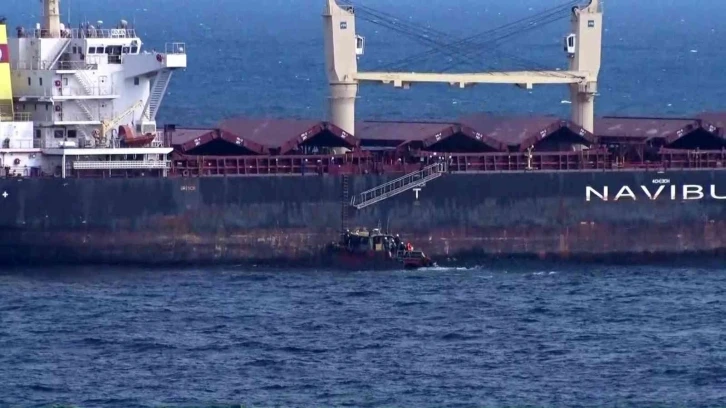 Ukrayna’dan gelen tahıl gemileri İstanbul Boğazı girişinde kontrol ediliyor
