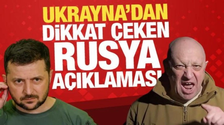 Ukrayna'dan dikkat çeken Rusya açıklaması!