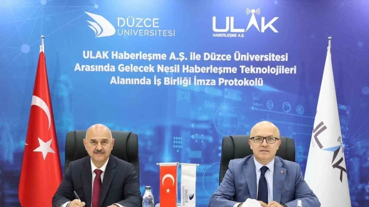 ULAK Haberleşme ile Düzce Üniversitesi arasında iş birliği protokolü
