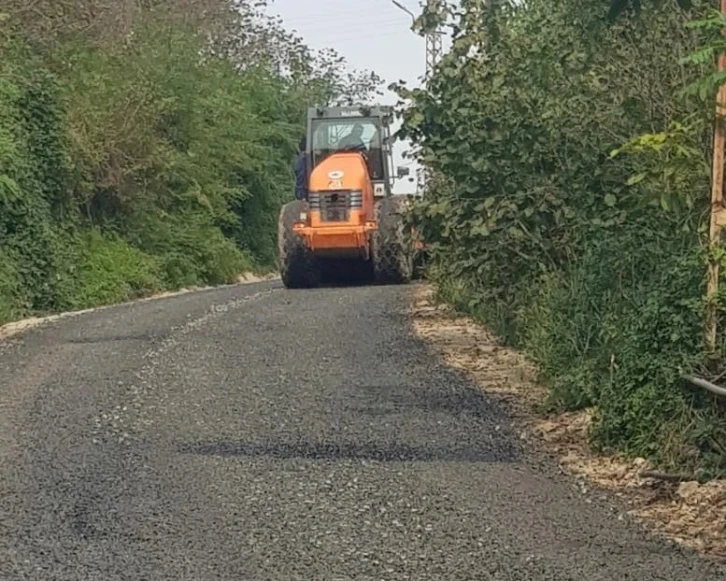 Ulubey’de asfalt çalışmaları sürüyor
