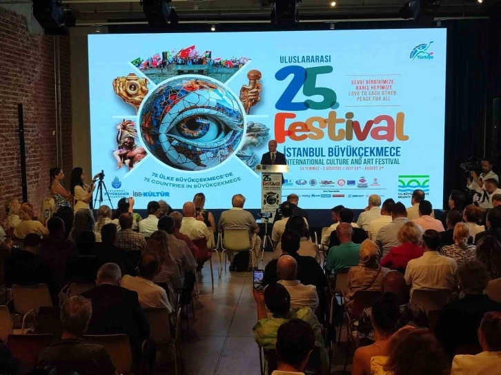 Uluslararası 25. İstanbul Büyükçekmece Kültür ve Sanat Festivali basın toplantısı yapıldı
