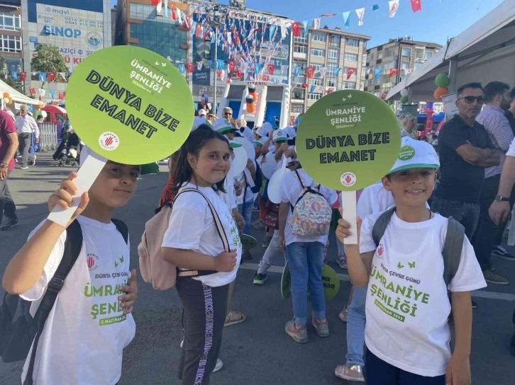 Ümraniye’de Dünya Çevre Günü’nde ‘Çevre Şenliği’ şölene dönüştü
