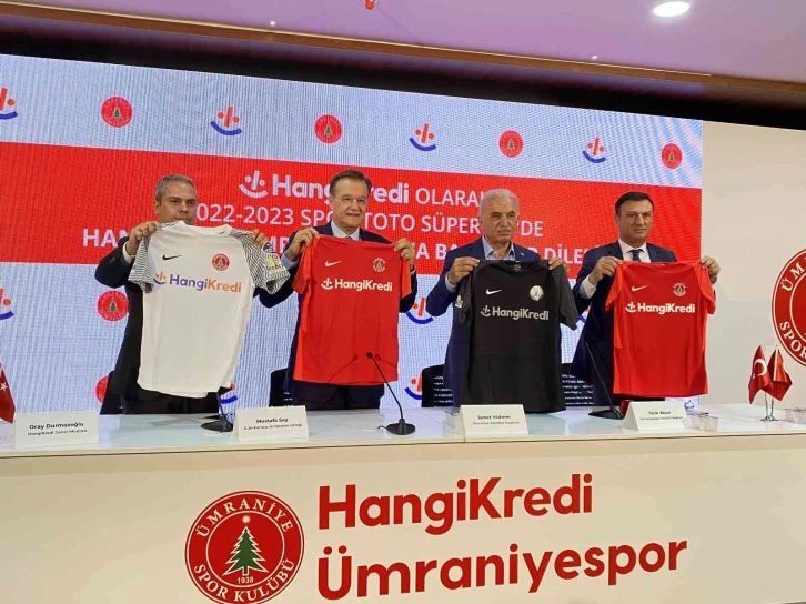 Ümraniyespor isim ve forma sponsorluğu anlaşması imzaladı
