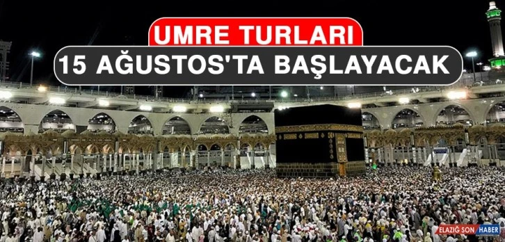 Umre turları 15 Ağustos'ta başlıyor