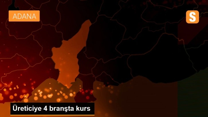 Üreticiye 4 branşta kurs