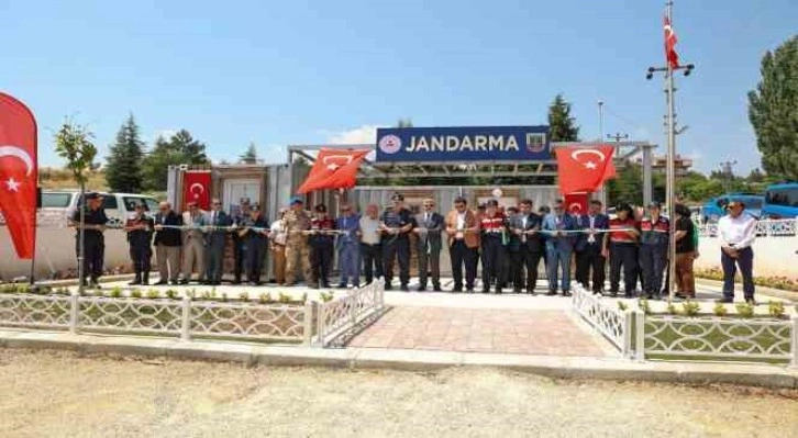 Uşak’ta jandarma asayiş noktası açıldı