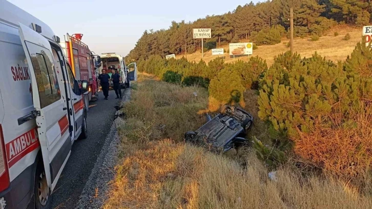 Uykusuzluk kazayı getirdi; 2’si çocuk 4 yaralı
