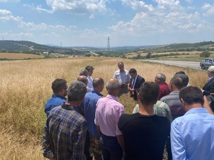 Vali Aktaş dolu yağışından zarar gören bölgeleri inceledi
