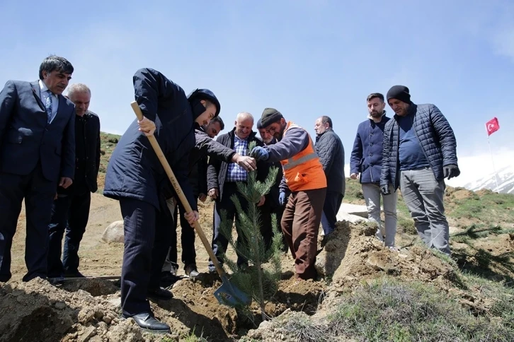 Vali Epcim, Yoncalı köyünde fidan dikim etkinliğine katıldı
