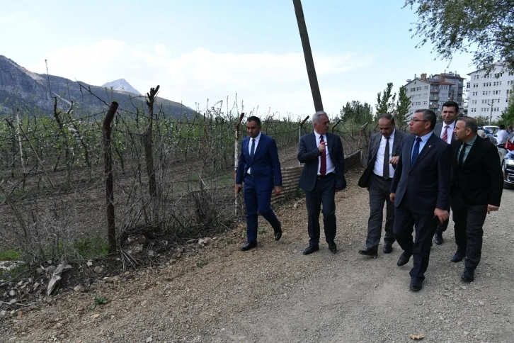 Vali Seymenoğlu, Eğirdir ilçesinde incelemelerde bulundu
