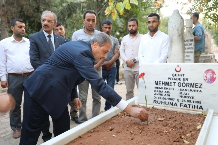 Vali Şıldak şehit ve gazileri unutmadı
