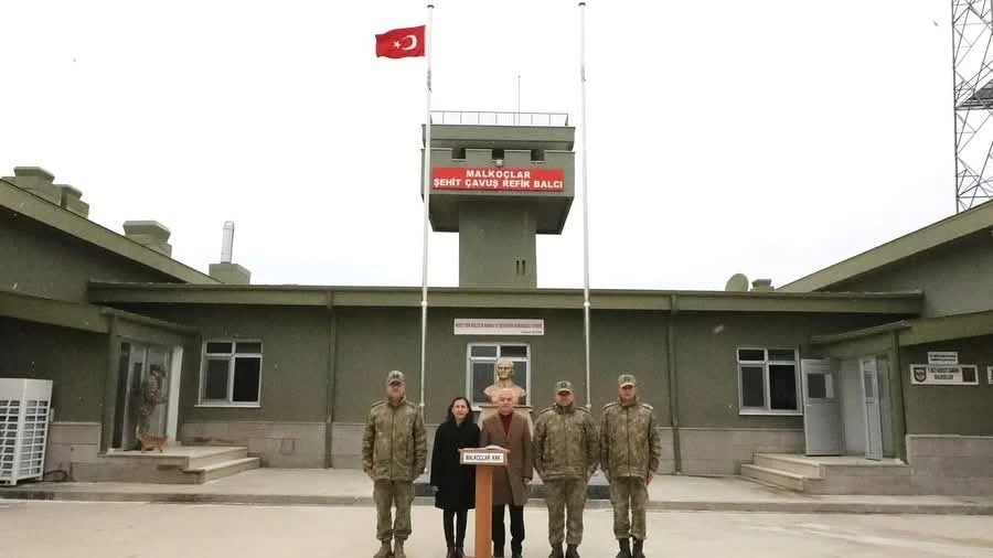 Vali Turan, hudut kartallarıyla bir araya geldi
