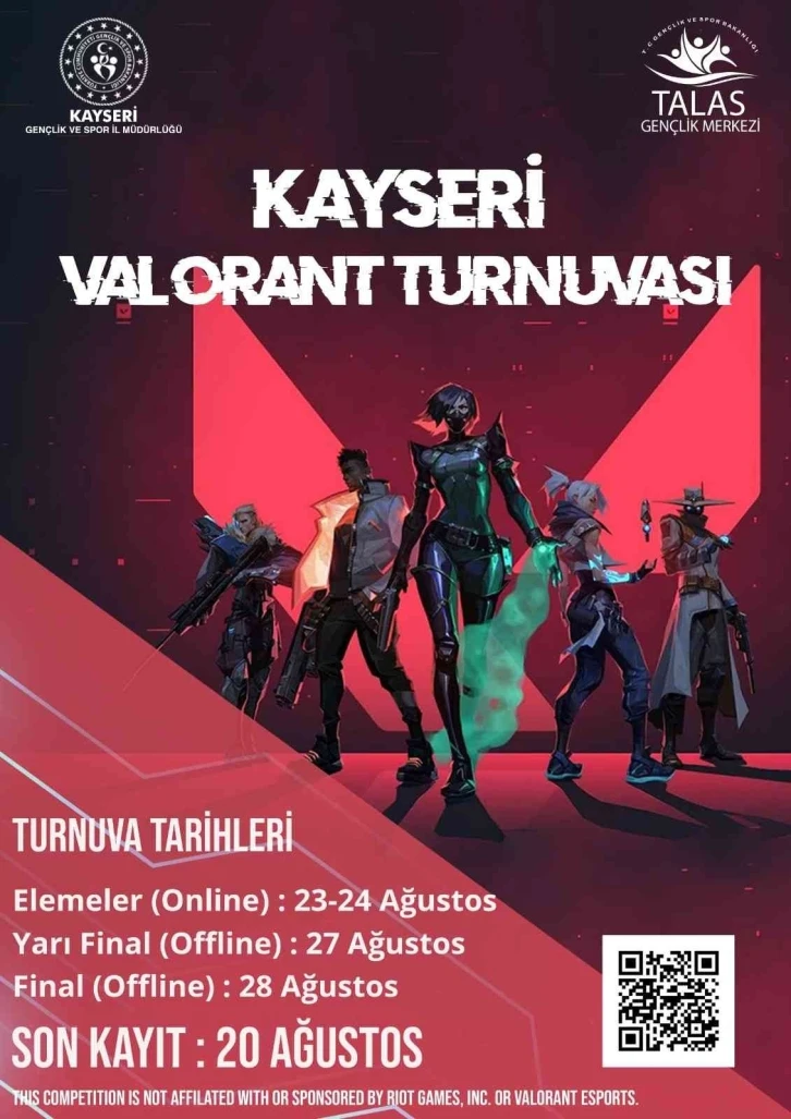 Valorant Turnuvası kayıtları başladı
