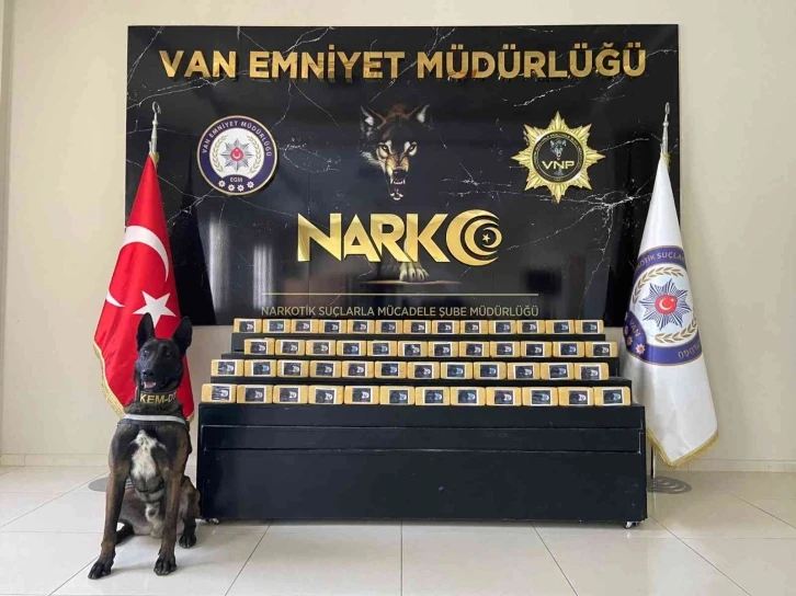 Van’da 27 kilo 100 gram eroin ele geçirildi
