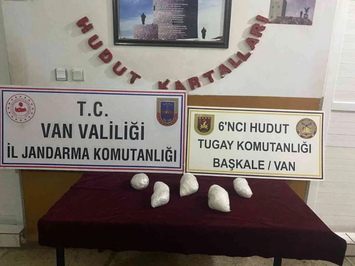 Van’da 5 kilogram metamfetamin ele geçirildi
