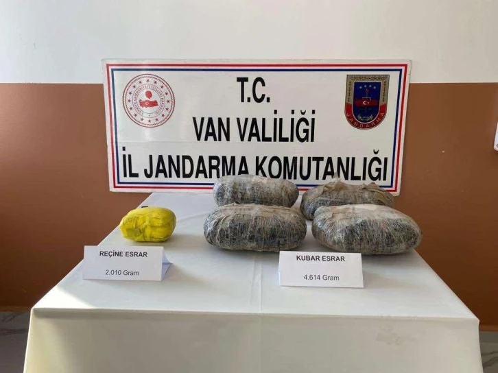 Van’da 6 kilo uyuşturucu ele geçirildi
