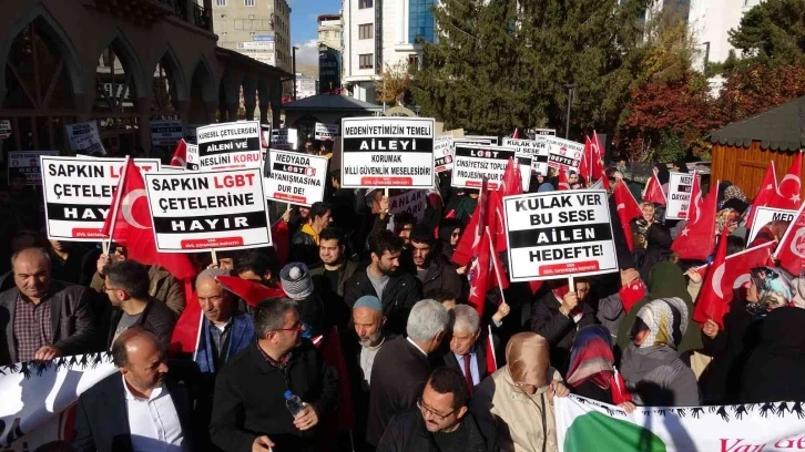 Van’da LGBT karşıtı yürüyüş yapıldı
