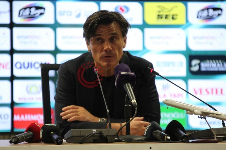 Vincenzo Montella: '3 puan alamadığımız için çok üzgünüz'