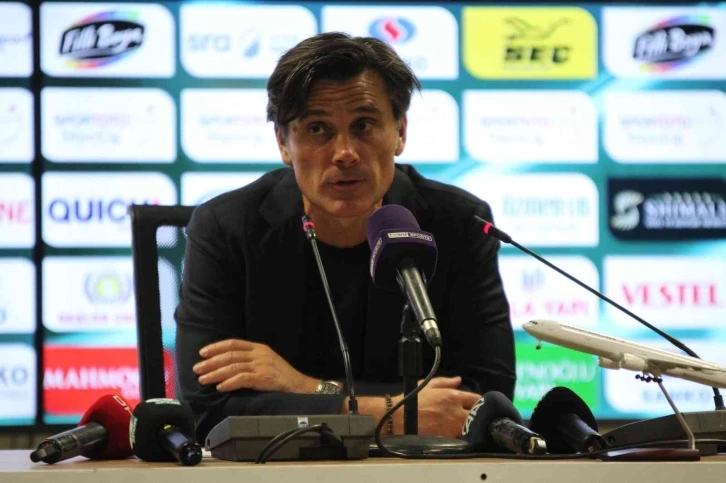 Vincenzo Montella: "3 puan alamadığımız için çok üzgünüz"
