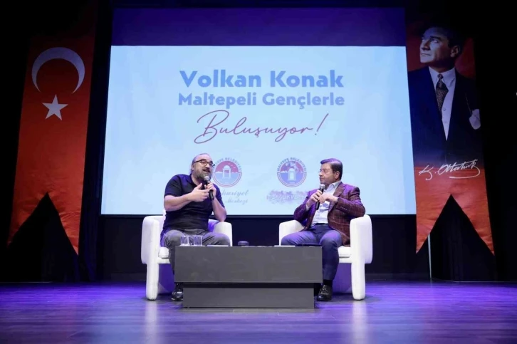 Volkan Konak, Maltepeli gençlerle buluştu
