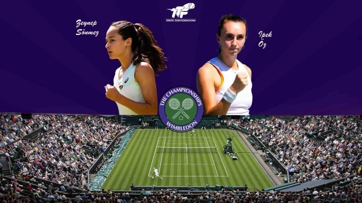 Wimbledon’da Zeynep Sönmez ve İpek Öz’den çifte galibiyet
