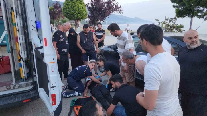 Yalova Esenköy’de motosikletten düşen sürücü yaralandı
