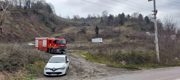 Yangın Çıkan Bungalov Evin İtfaiye Müdahalesi