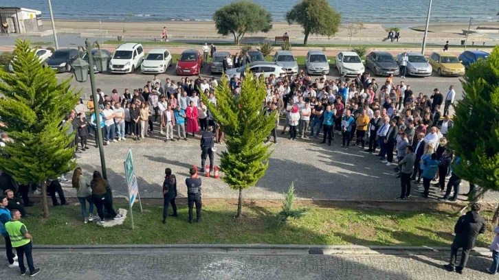 Yangın tatbikatı gerçeğini aratmadı
