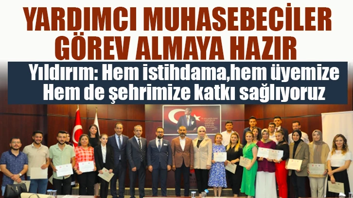 Yardımcı muhasebeciler görev almaya hazır