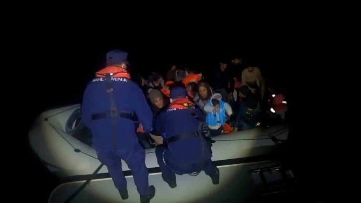 Yasa Dışı Göçmenler Sahil Güvenlik Tarafından Yakalandı