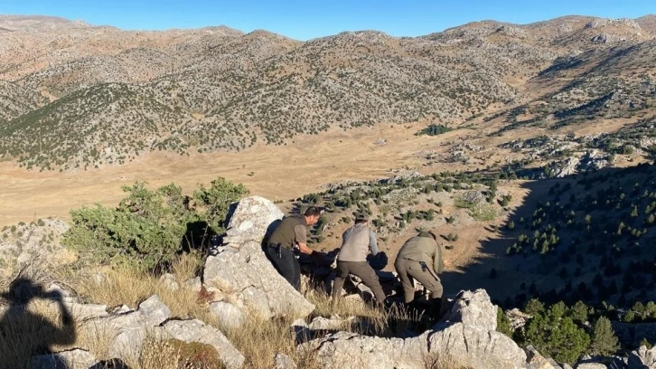 Yasadışı avda kullanılan gümeleri dronla bulup imha ettiler
