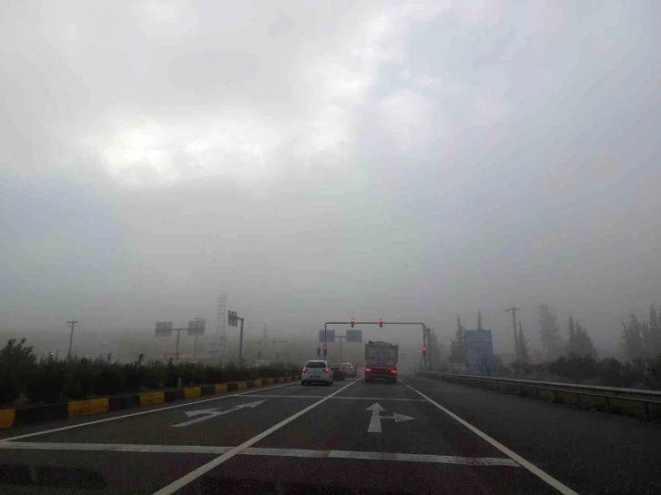 Yatağan-Çine arasında yoğun sis
