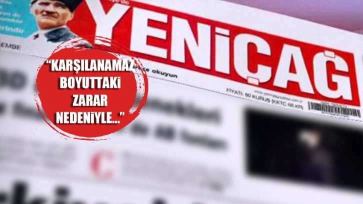 Yeniçağ Gazetesi'nden flaş karar! "30 Nisan'dan sonra..."